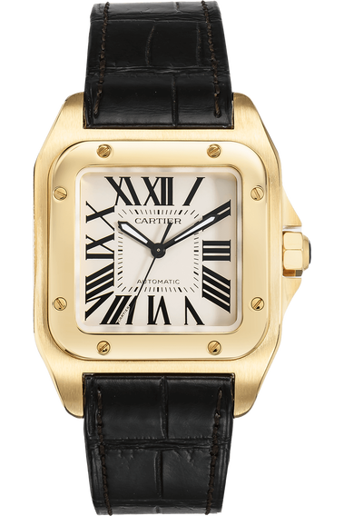 Pre owned cartier santos 100 clearance