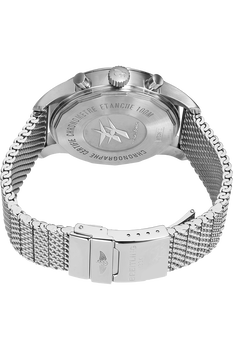Transocean Chronograph Unitime Stainless Steel Automatic