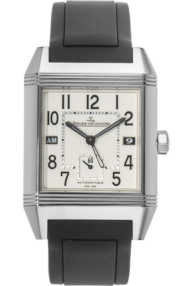 Reverso Squadra Hometime Stainless Steel Automatic
