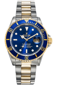 Submariner Swiss Made Dial Lug Holes Circa 1991 Yellow Gold and Stainless Steel Automatic