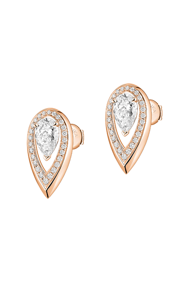 Fiery Studs 0.25CT in Pink Gold