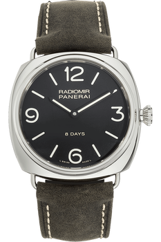 Radiomir Black Seal 8 Days Stainless Steel Manual