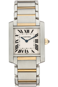 Tank Francaise Yellow Gold and Stainless Steel Quartz Tank Francaise Yellow Gold and Stainless Steel Quartz