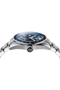 Autavia Calibre 7 Automatic Mens Blue Steel Watch