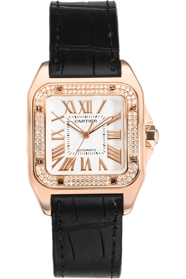 Cartier santos 100 second hand discount