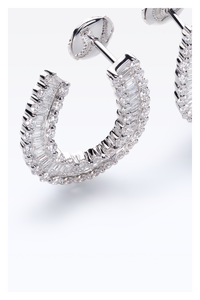 Baguette Love Earrings