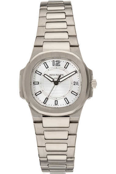 Nautilus Reference 7011 White Gold Quartz