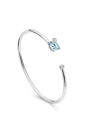 Peekaboo Aquamarine Bracelet