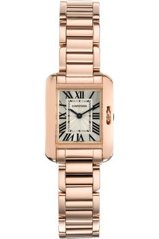 Tank Anglaise Rose Gold Quartz