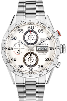 Carrera Calibre 16 Day-Date Chronograph Stainless Steel Automatic