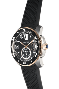 Calibre de Cartier Diver Rose Gold and Stainless Steel Automatic