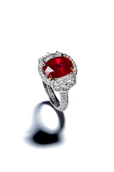 Oval Cut Ruby Ring