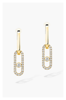 Move Link Transformable Earrings in Yellow Gold