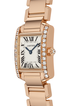 Tank Francaise Rose Gold Quartz