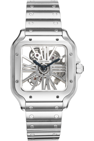Cartier santos skeleton outlet