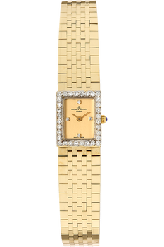 Rectangle Yellow Gold Quartz