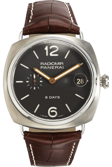Panerai 8 days titanium sales