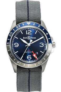 BR V2-93 GMT Stainless Steel Automatic