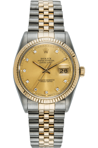 Datejust Circa 1986 Yellow Gold and Stainless Steel Automatic