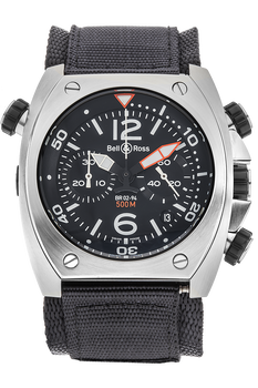 BR 02 Chronograph Stainless Steel Automatic