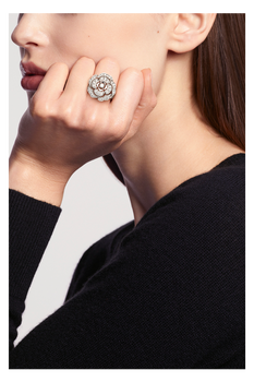 BOUTON DE CAM&Eacute;LIA RING