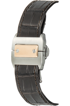 Santos 100 Rose Gold and Stainless Steel Automatic