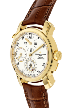 Malte Dual Time Regulator Yellow Gold Automatic