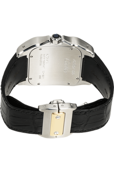 Santos 100 Yellow Gold and Stainless Steel Automatic