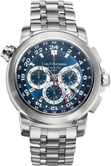 Patravi TravelTec GMT Stainless Steel Automatic