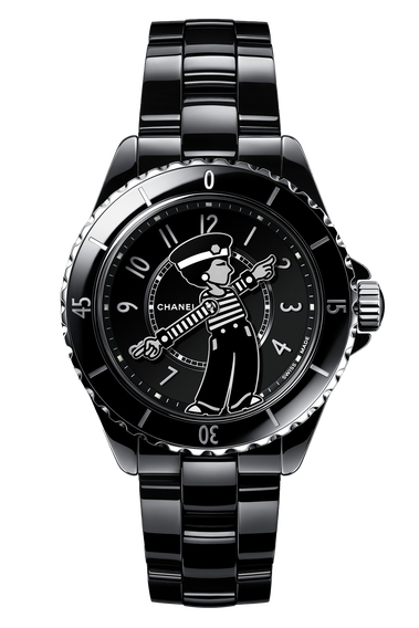 Chanel Mademoiselle J12 La Pausa Watch, 38 MM (H7609)