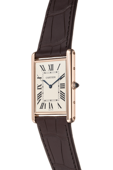 Tank Louis Cartier Rose Gold Manual