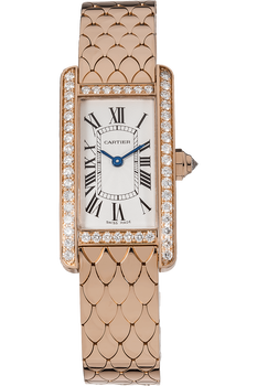 Tank Americaine Rose Gold Quartz