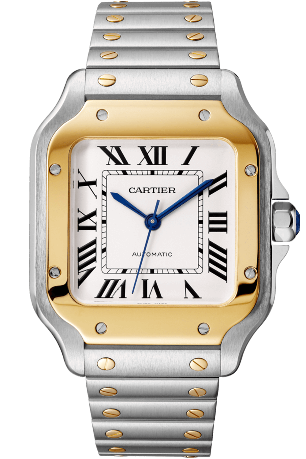 cartier santos medium quartz