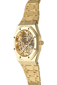 Royal Oak "Jumbo" Extra-Thin Openworked Yellow Gold Automatic