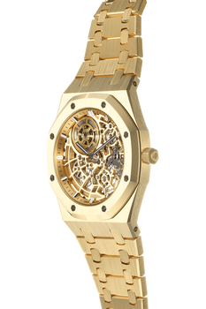 Royal Oak &quot;Jumbo&quot; Extra-Thin Openworked Yellow Gold Automatic