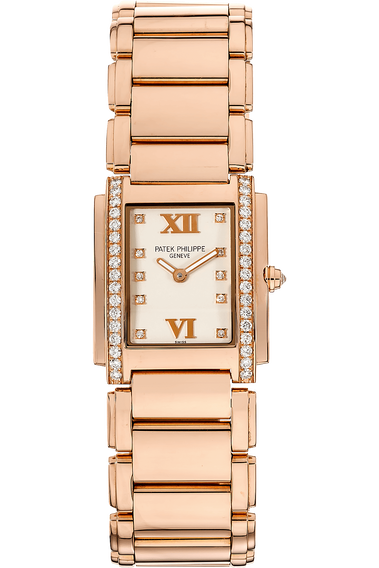 Twenty-4 Reference 4910 Rose Gold Quartz