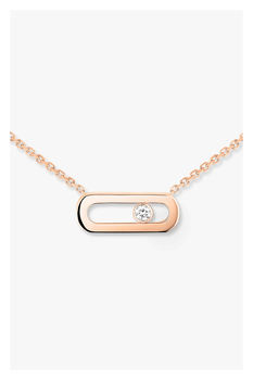 Move Uno Necklace in Pink Gold