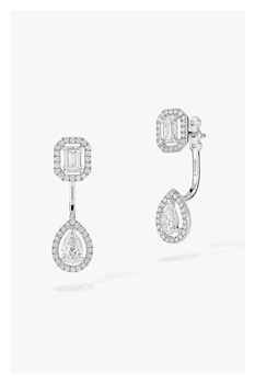 My Twin Toi &amp; Moi Earrings in White Gold
