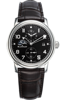 Leman Dual Time Stainless Steel Automatic