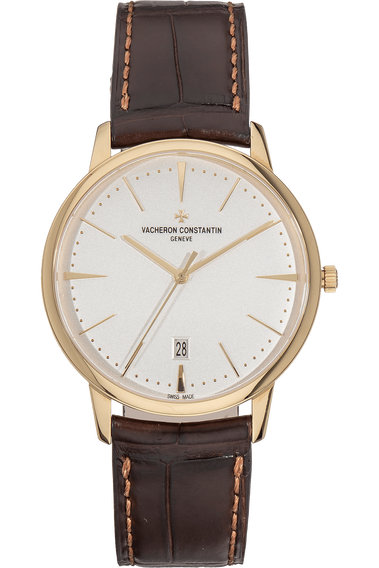 Pre Owned Vacheron Constantin Patrimony Date 85180 000J 9231