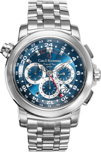 Patravi Traveltec GMT Stainless Steel Automatic