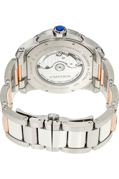 Calibre de Cartier Rose Gold and Stainless Steel Automatic