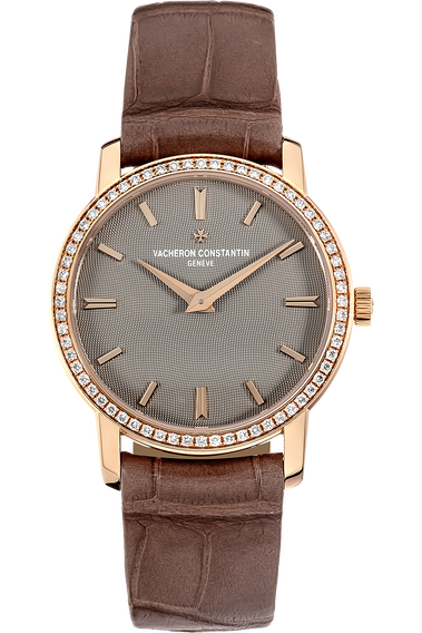Patrimony Traditionnelle Lady Rose Gold Quartz
