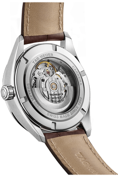 Carrera Calibre 5 Automatic Silver Leather Watch