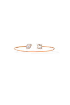 My Twin Toi &amp; Moi Bangle in Pink Gold Size M