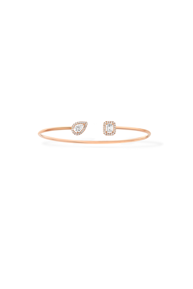 My Twin Toi &amp; Moi Bangle in Pink Gold Size M