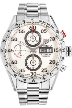 Carrera Calibre 16 Day-Date Chronograph Stainless Steel Automatic