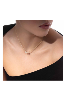 My Twin Necklace in Yellow Gold