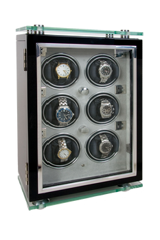 Optima 6 Ebony Watch Winder