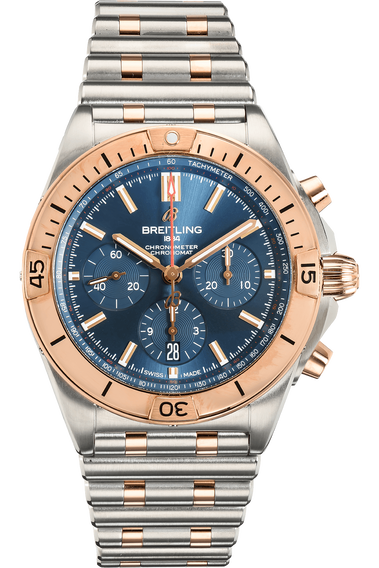 Chronomat B01 Rose Gold and Stainless Steel Automatic